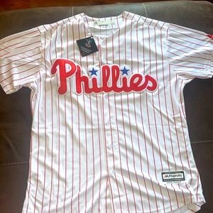 Men’s XL Bryce Harper Pinstripe Phillies Jersey